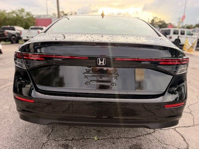 2025 Honda Accord Sedan SE